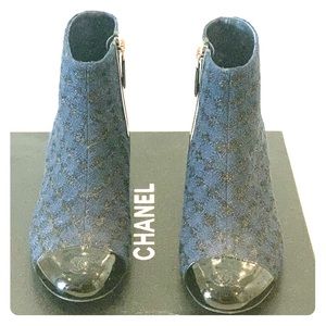 NIB Chanel short boots. Size 39.5.